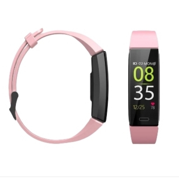 ZURURU Black Fitness Tracker - 1" Depth, 2" Height, 9" Length - Picture 1 of 10